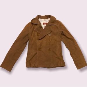 Hollister Brown Corduroy Jacket